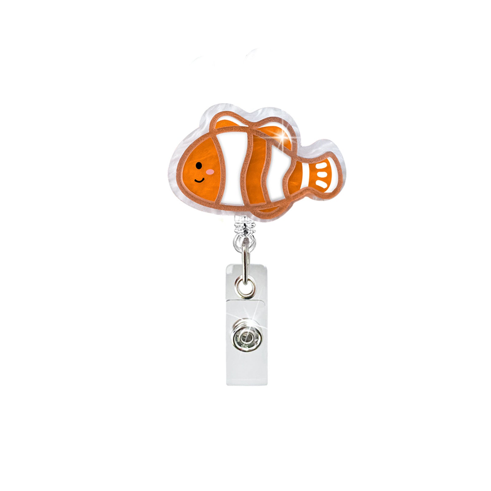 Wholesale Protect Marine Life Dolphin Jellyfish Coral Retractable Badge Keychain